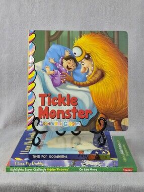 Kids Book Bundle – 4 Fun Board Books & Activity Books